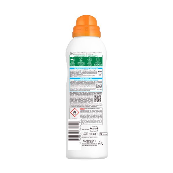 2 Ambre Solaire Sensitive Hypoallergenic Dry Mist Sun Cream Spray SPF50